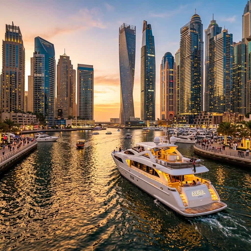 Dubai Marina Yacht Luxury