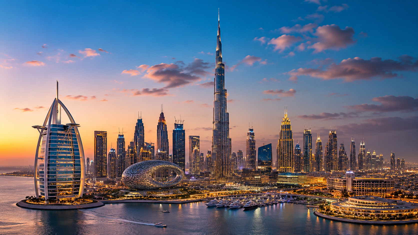 Dubai Luxury Skyline